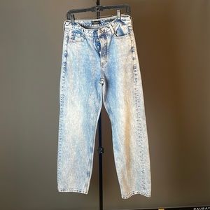 Banana Republic mid-rise loose stovepipe jeans